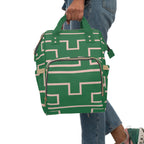 Signia Frame Commuter Backpack, Green & Pink