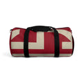 Signia Block Duffel Bag, Red & Cream