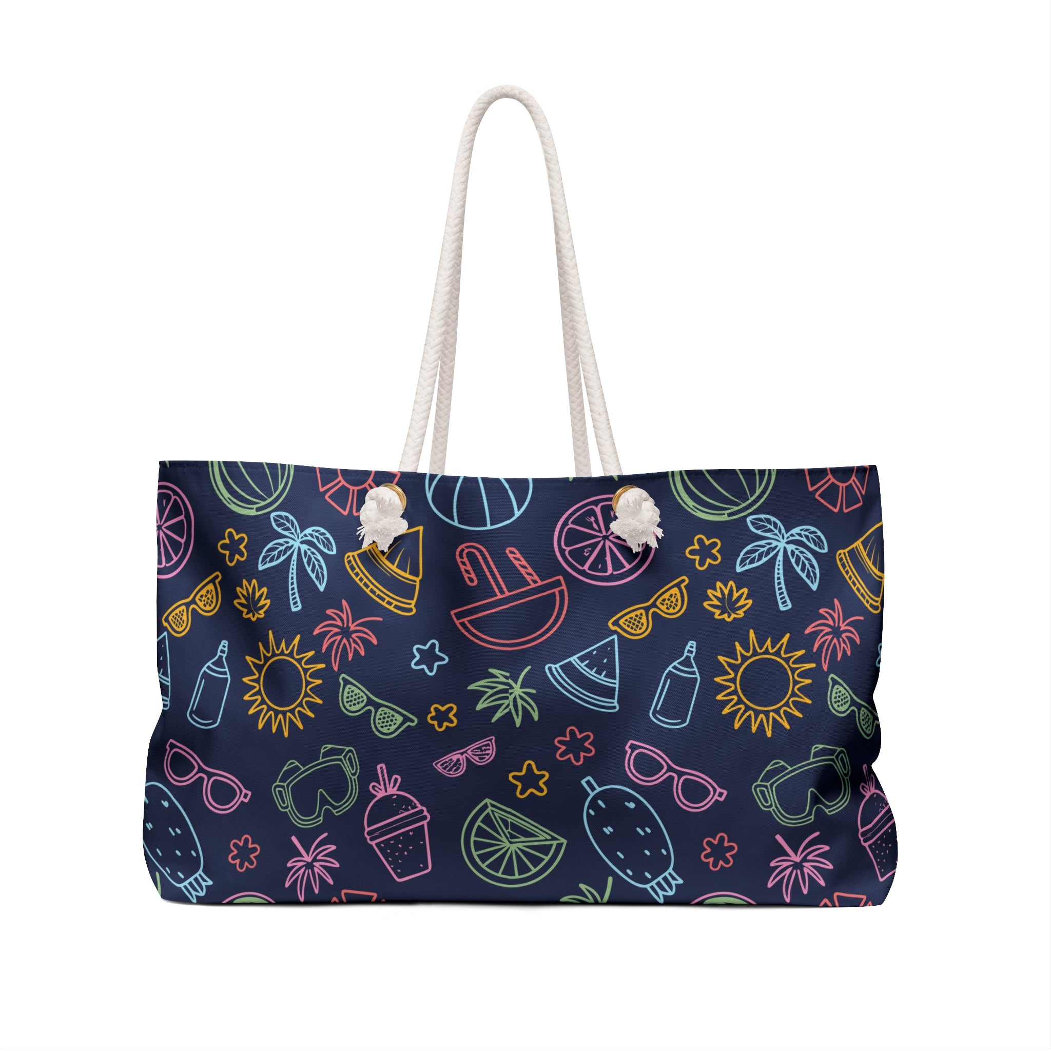 Summer Fun Packable Carryall Beach Tote