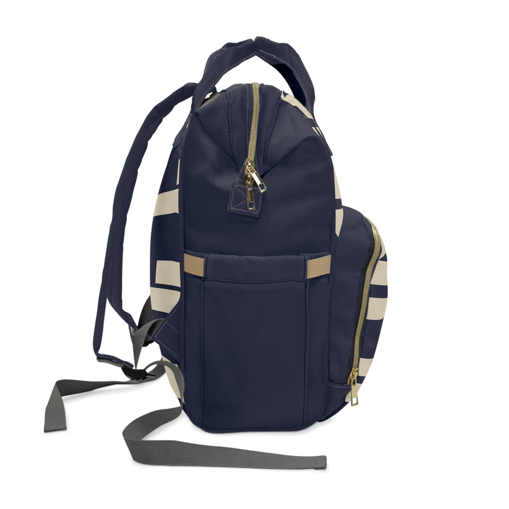 Signia Block Commuter Backpack, Navy & Cream