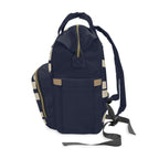 Signia Block Commuter Backpack, Navy & Cream