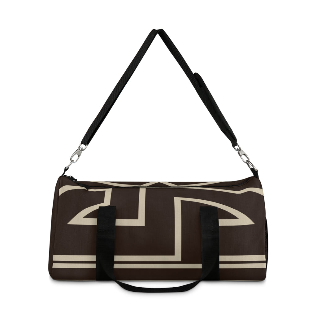 Signia Frame Duffle Bag, Brown & Tan