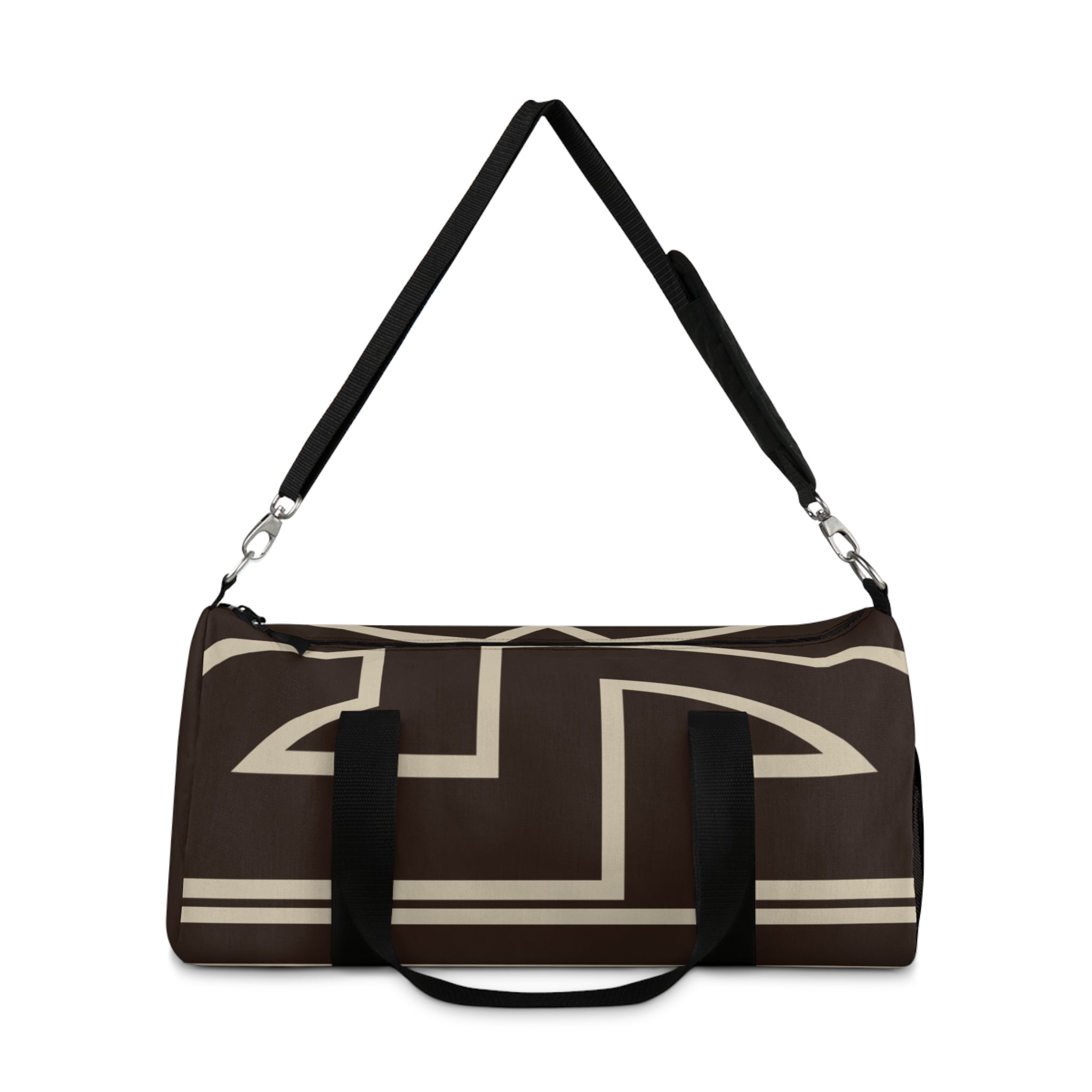 Signia Frame Duffle Bag, Brown & Tan