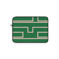 Green & Pink Personalized Slim Padded Laptop Sleeve