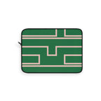 Green & Pink Personalized Slim Padded Laptop Sleeve
