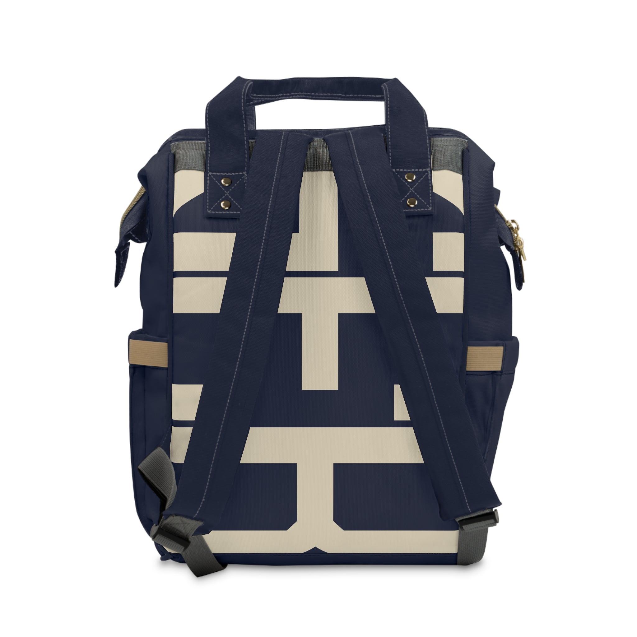 Signia Block Commuter Backpack, Navy & Cream