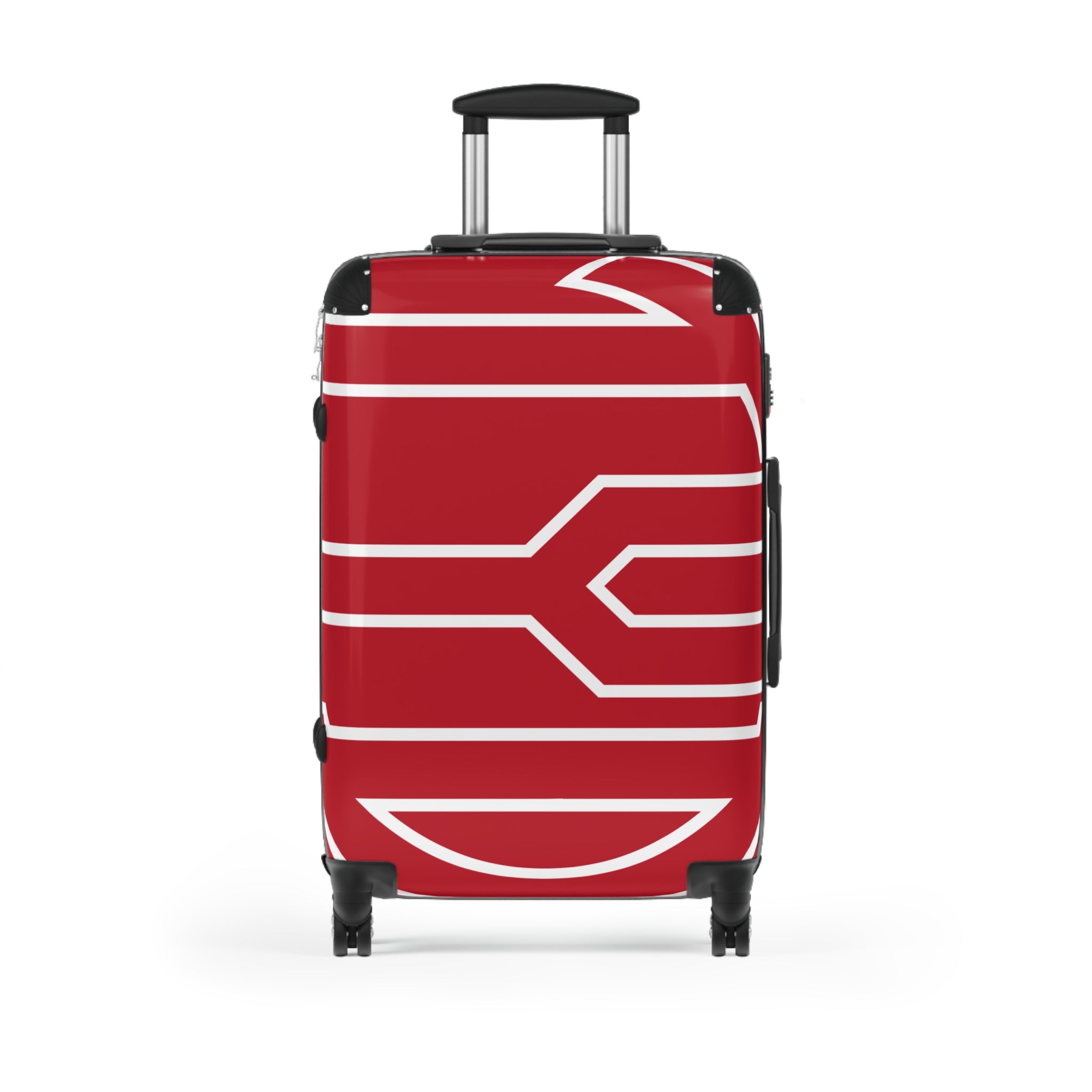 Signia Frame Hard-Shell Luggage, Red & White