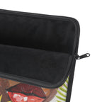 Tropical Brown Beauty Portrait Laptop Sleeve, Multicolor