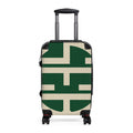 Signia Block Hard-Shell Luggage, Green & Cream