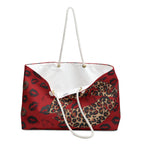 Smooches Packable Oversized Carryall Tote — Lightweight Multipurpose Beach & Travel Bag