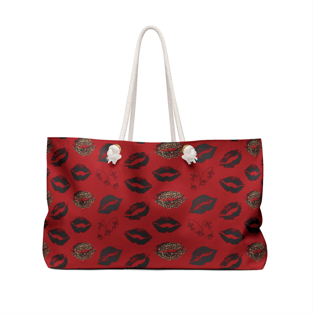 Smooches Packable Oversized Carryall Tote — Lightweight Multipurpose Beach & Travel Bag
