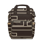 Signia Frame Backpack, Brown & Cream