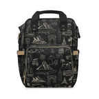 World Tour Collection Travel Bag Backpack Carryon, Black