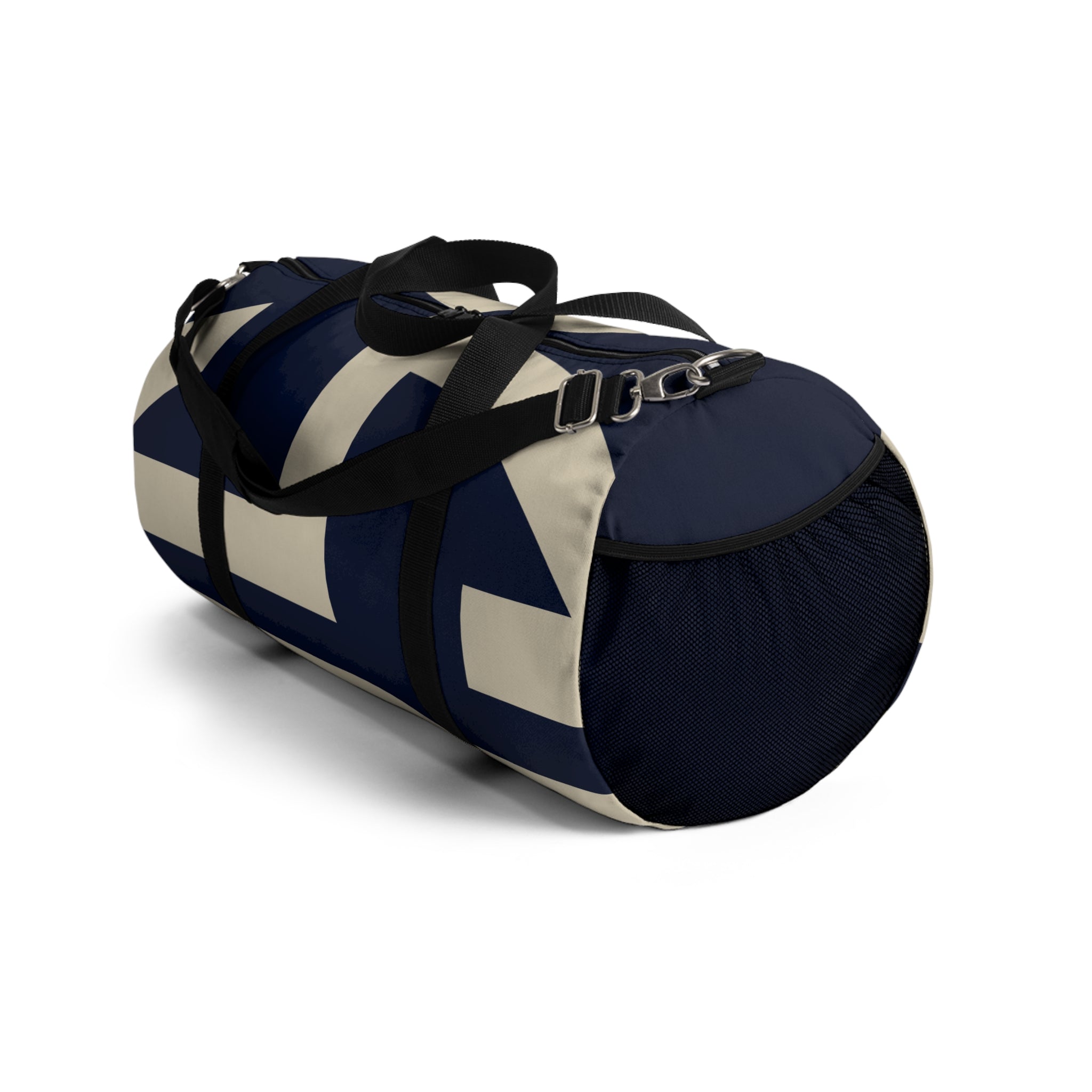 Signia Block Duffel Bag, Navy & Cream