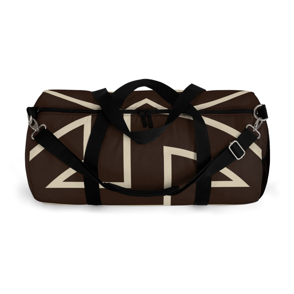 Signia Frame Duffle Bag, Brown & Tan