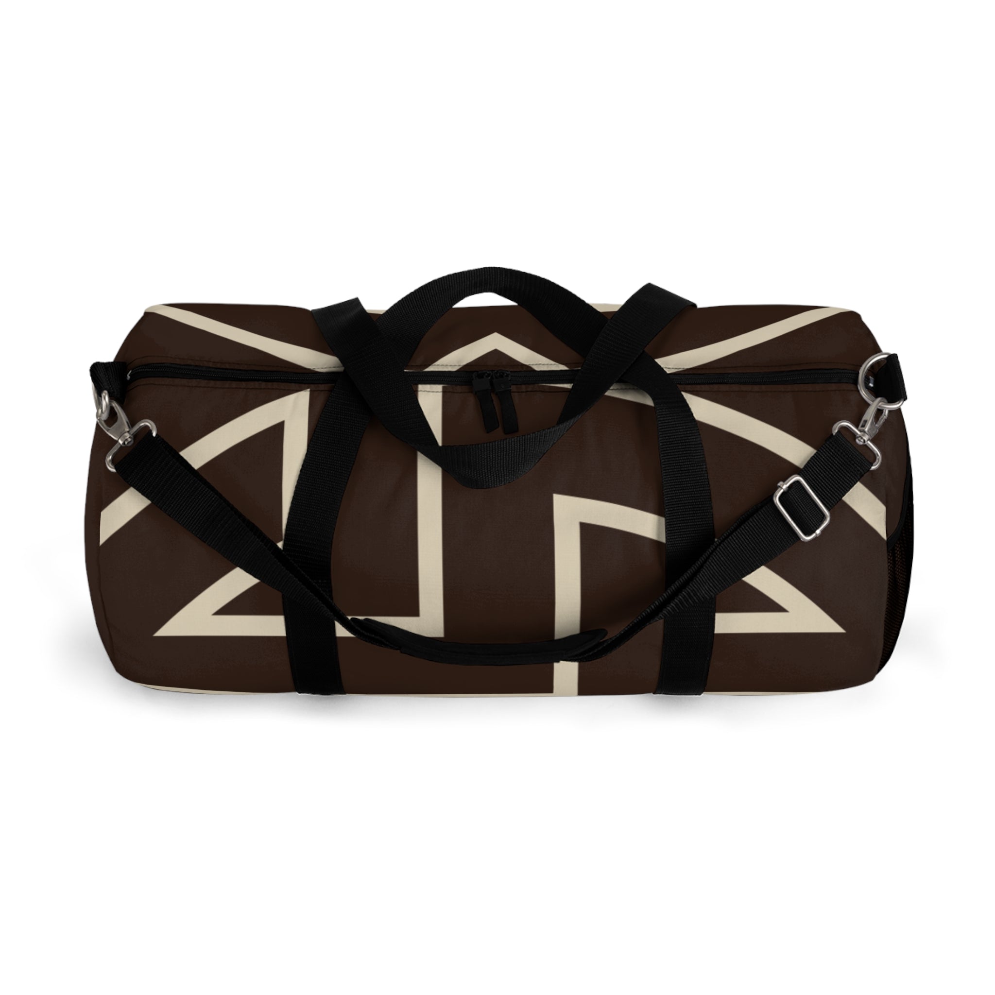 Signia Frame Duffle Bag, Brown & Tan