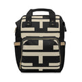 Signia Block Commuter Backpack, Black & Cream