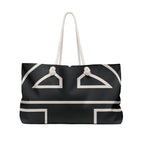 Signia Frame Packable Tote, Black & Ivory