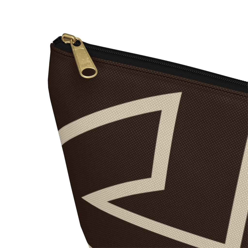Signia Frame Accessory Pouch, Brown & Cream