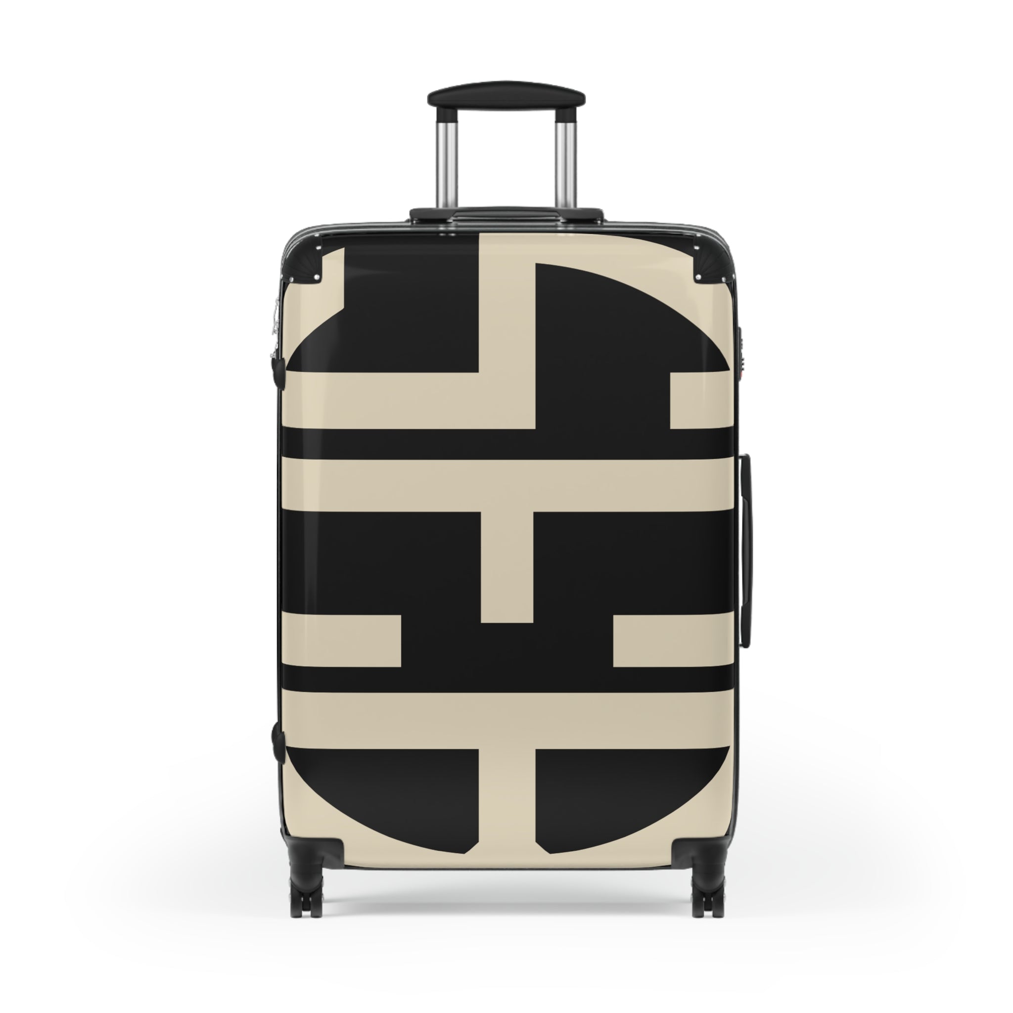 Signia Block Hard Shell Luggage, Black & Cream
