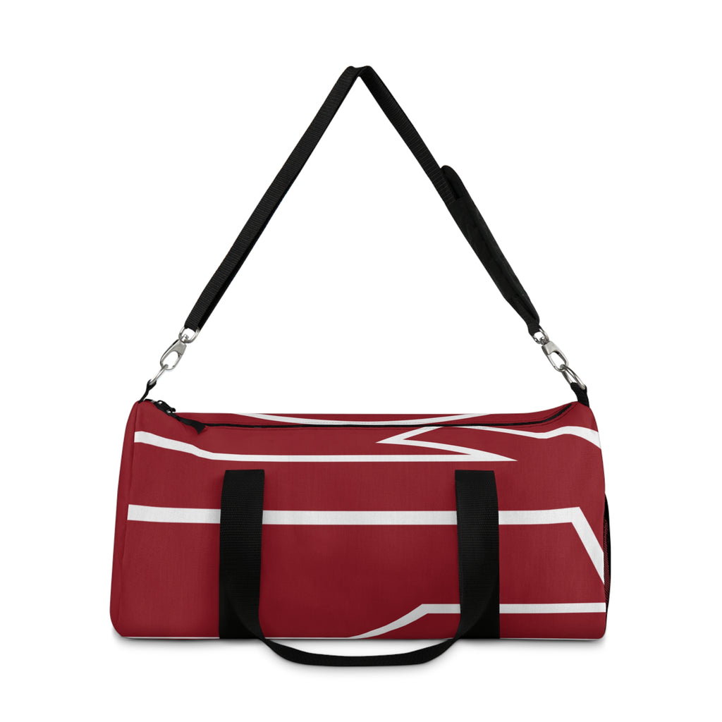 Signia Frame Duffle Bag, Red & Cream