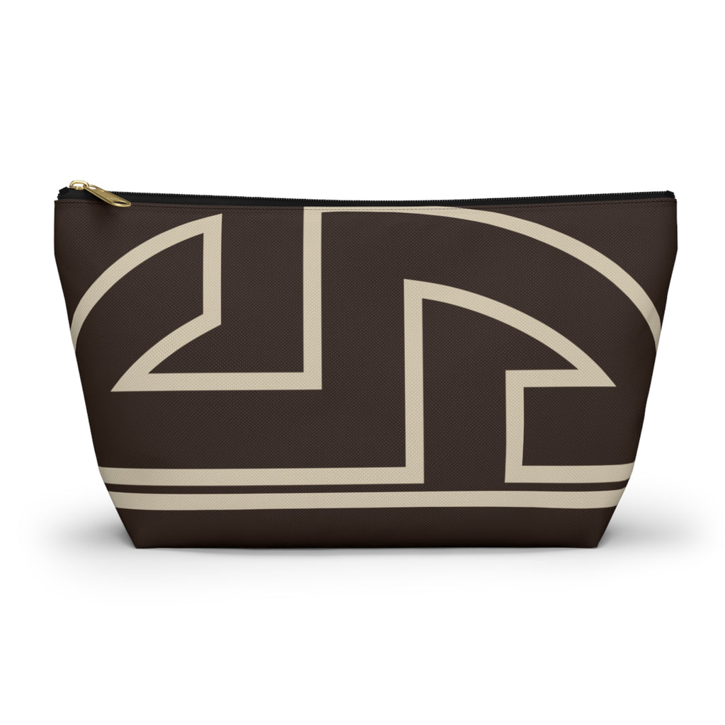 Signia Frame Accessory Pouch, Brown & Cream