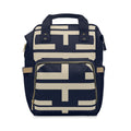 Signia Block Commuter Backpack, Navy & Cream