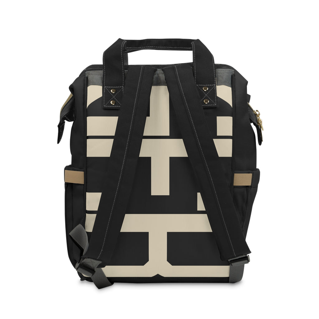 Signia Block Commuter Backpack, Black & Cream