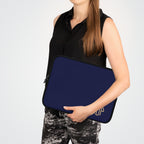The MonoTone Monogram Tablet Laptop Sleeve, Multiple Sizes, Navy Blue