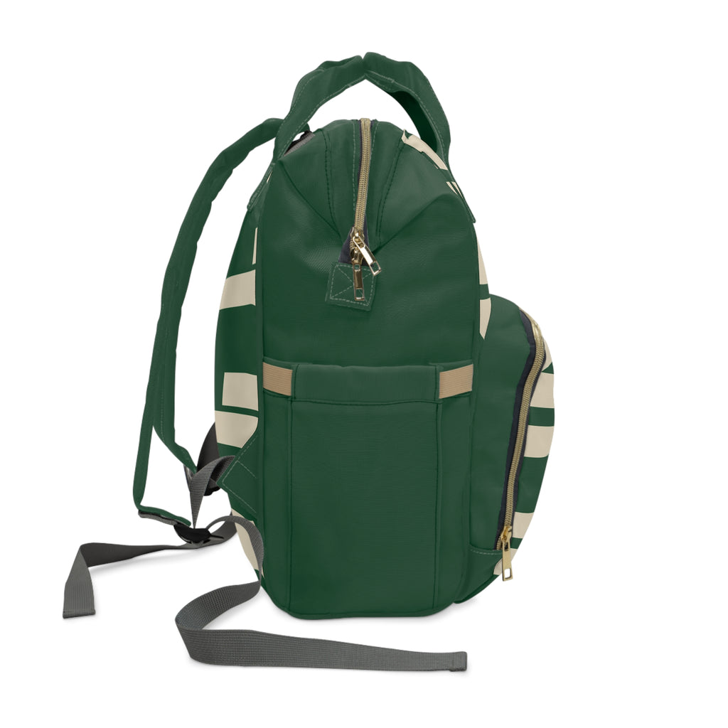 Signia Block Commuter Backpack, Green & Cream