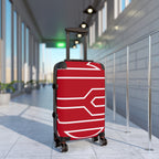 Signia Frame Hard-Shell Luggage, Red & White