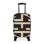 Signia Block Hard-Shell Luggage, Coffee Bean & Cream