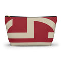 Signia Block Accessory Pouch, Red & Cream