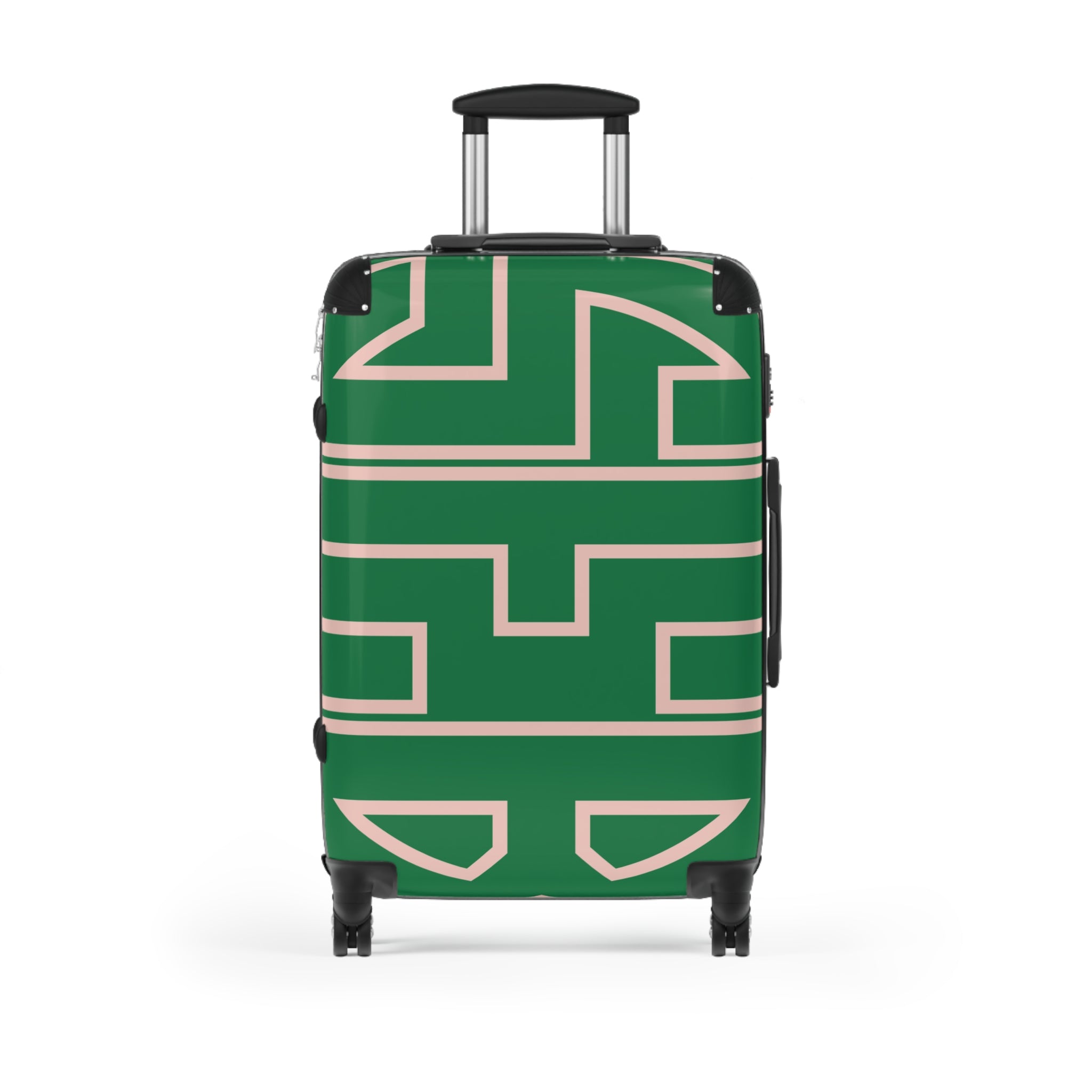Signia Frame Hard-Shell Luggage, Green & Pink