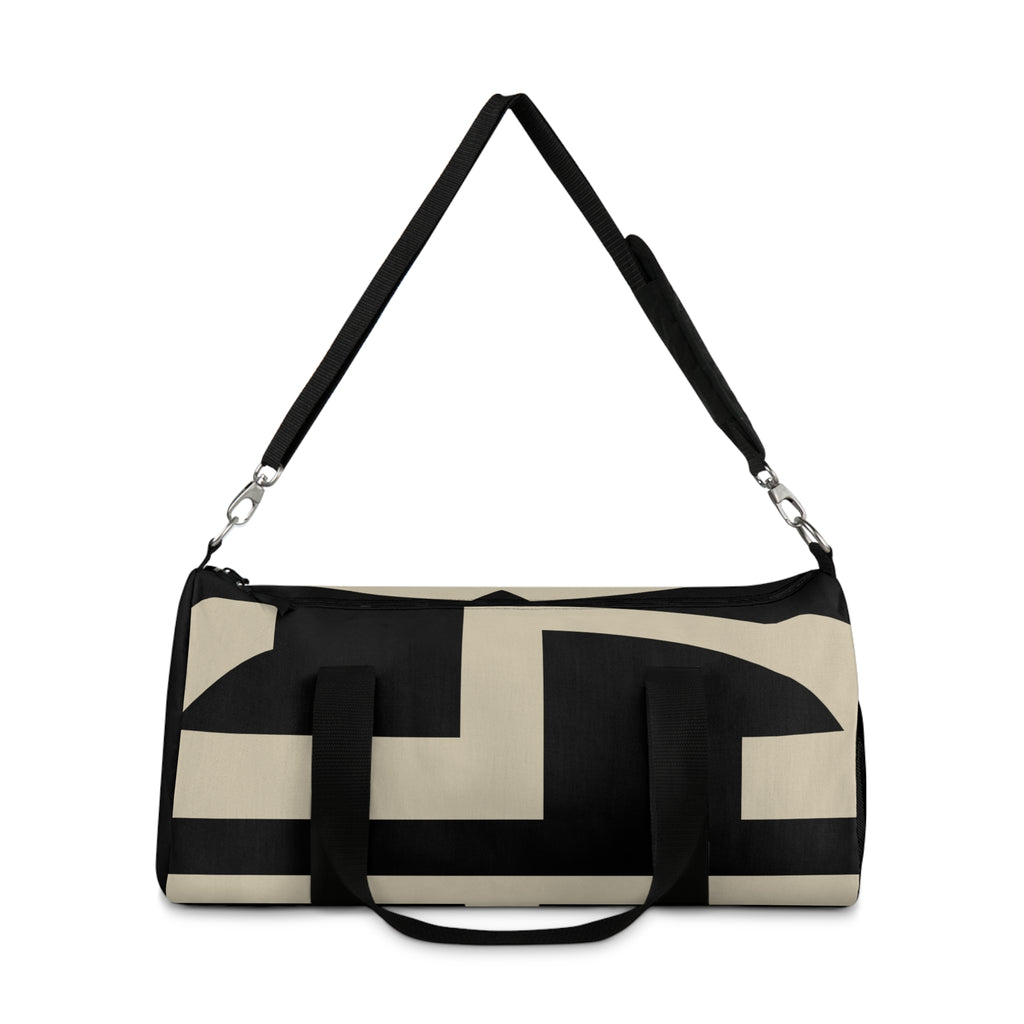 Signia Block Duffel Bag, Black & Cream