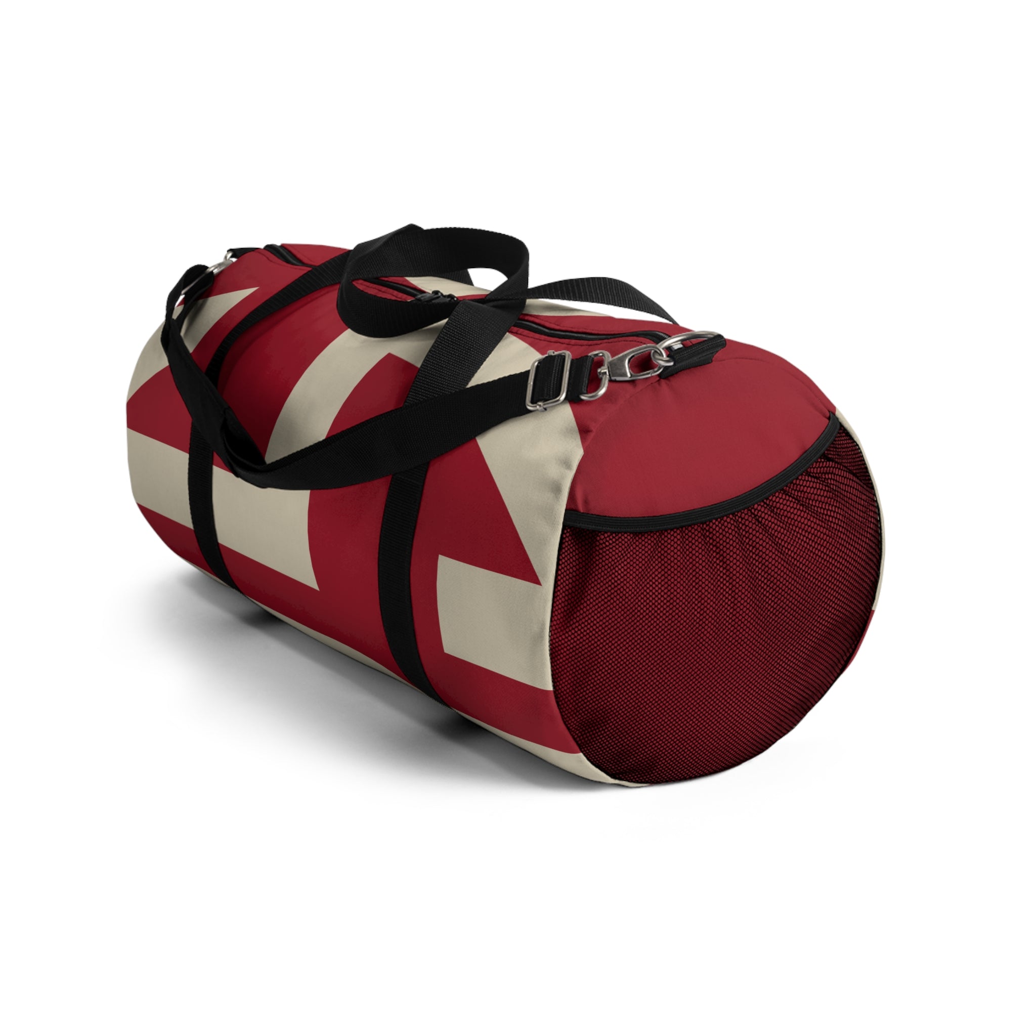 Signia Block Duffel Bag, Red & Cream