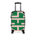 Signia Block Hard-Shell Luggage, Green & Pink