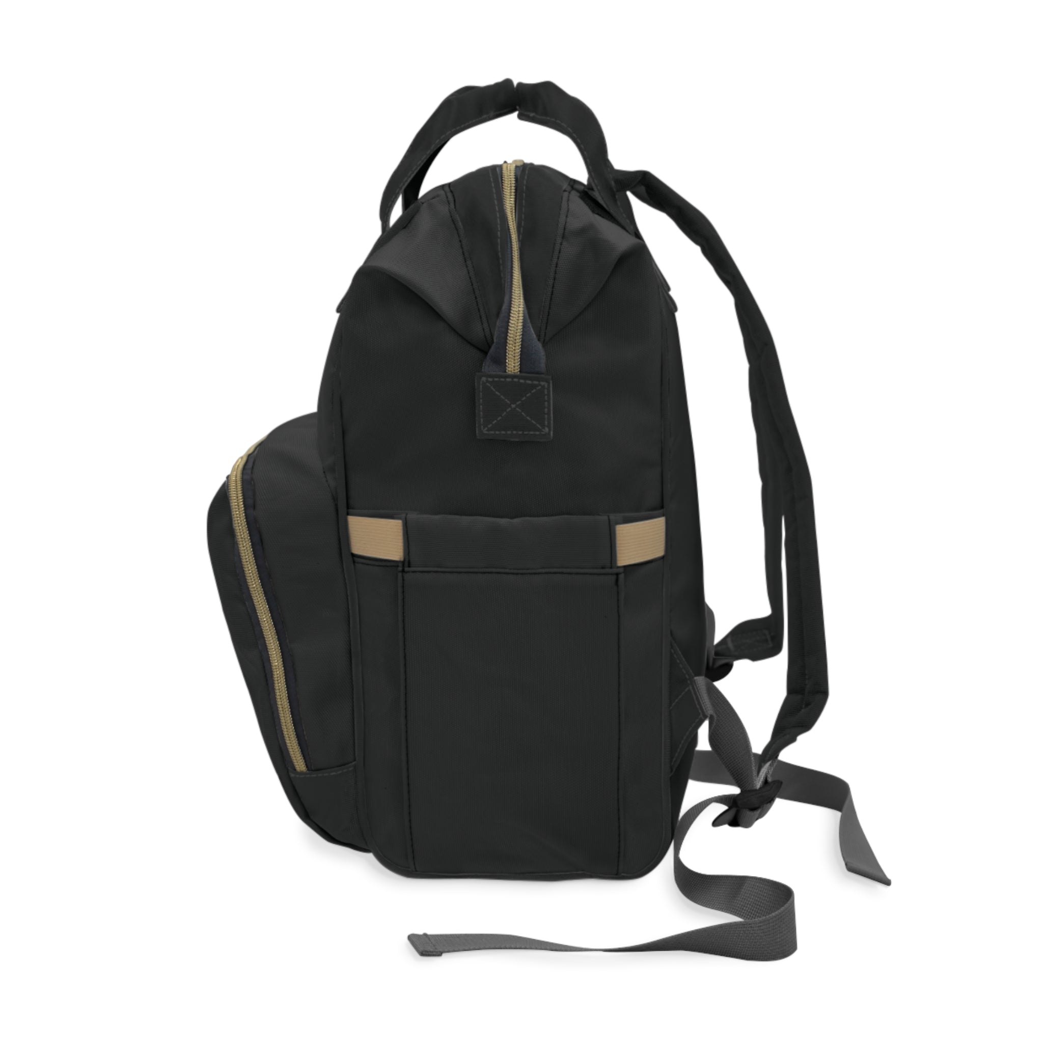 The MonoTone Collection Multifunctional Travel Backpack Carryon, Black Onyx
