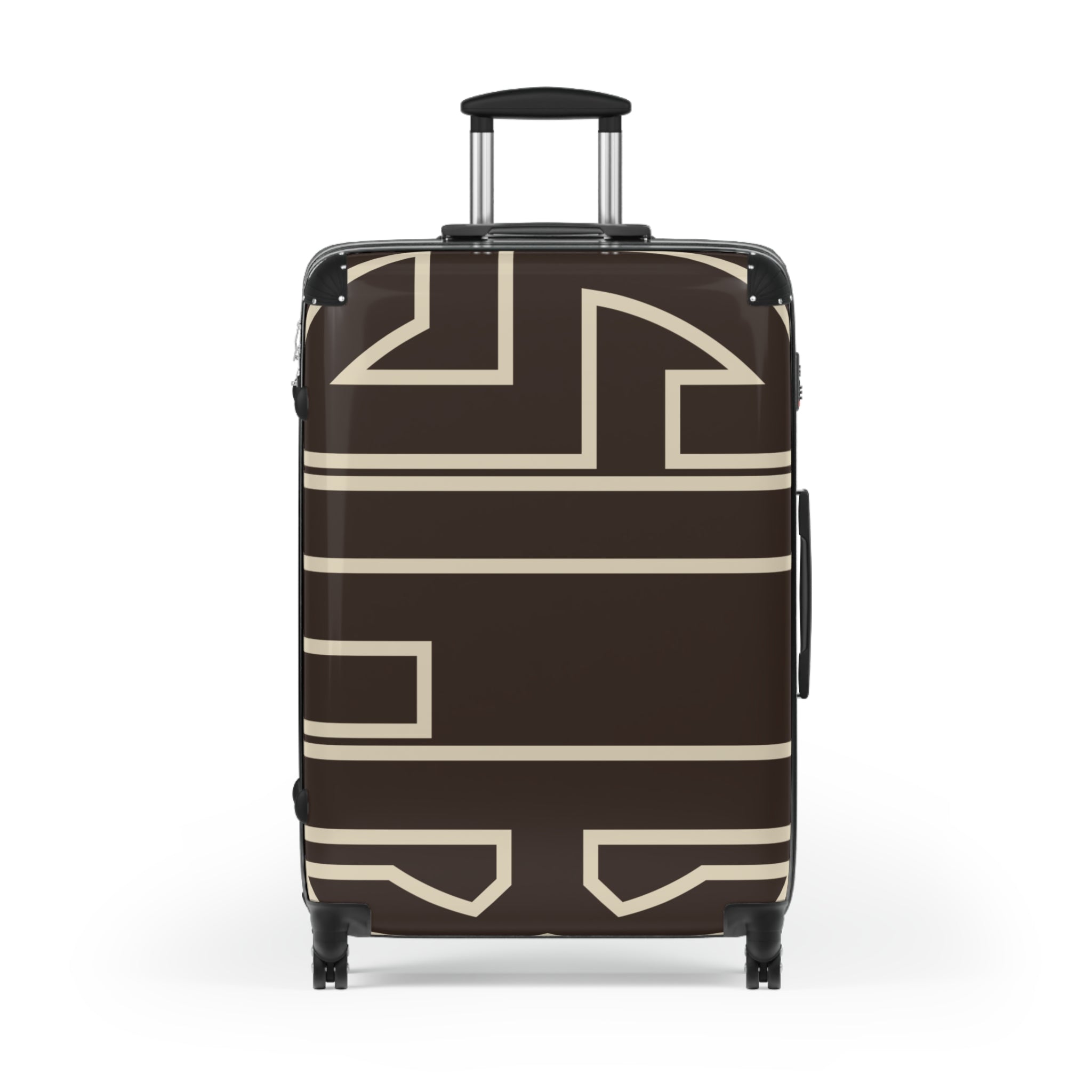 Signia Frame Hard-Shell Luggage, Brown & Cream