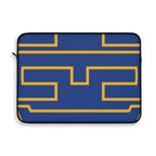 Personalized Laptop Sleeve Protective Case, Blue/Yellow Gold