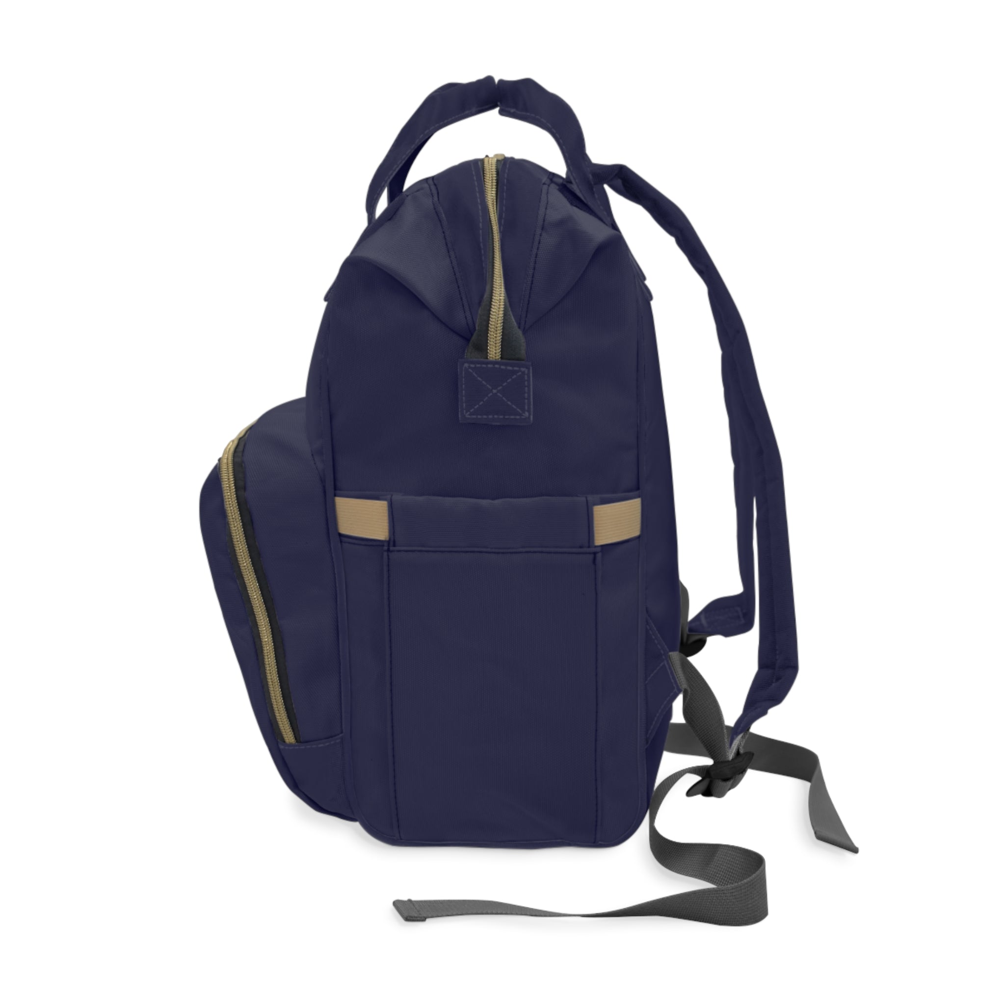 The MonoTone Collection Multifunctional Travel Backpack Carryon, Navy Blue