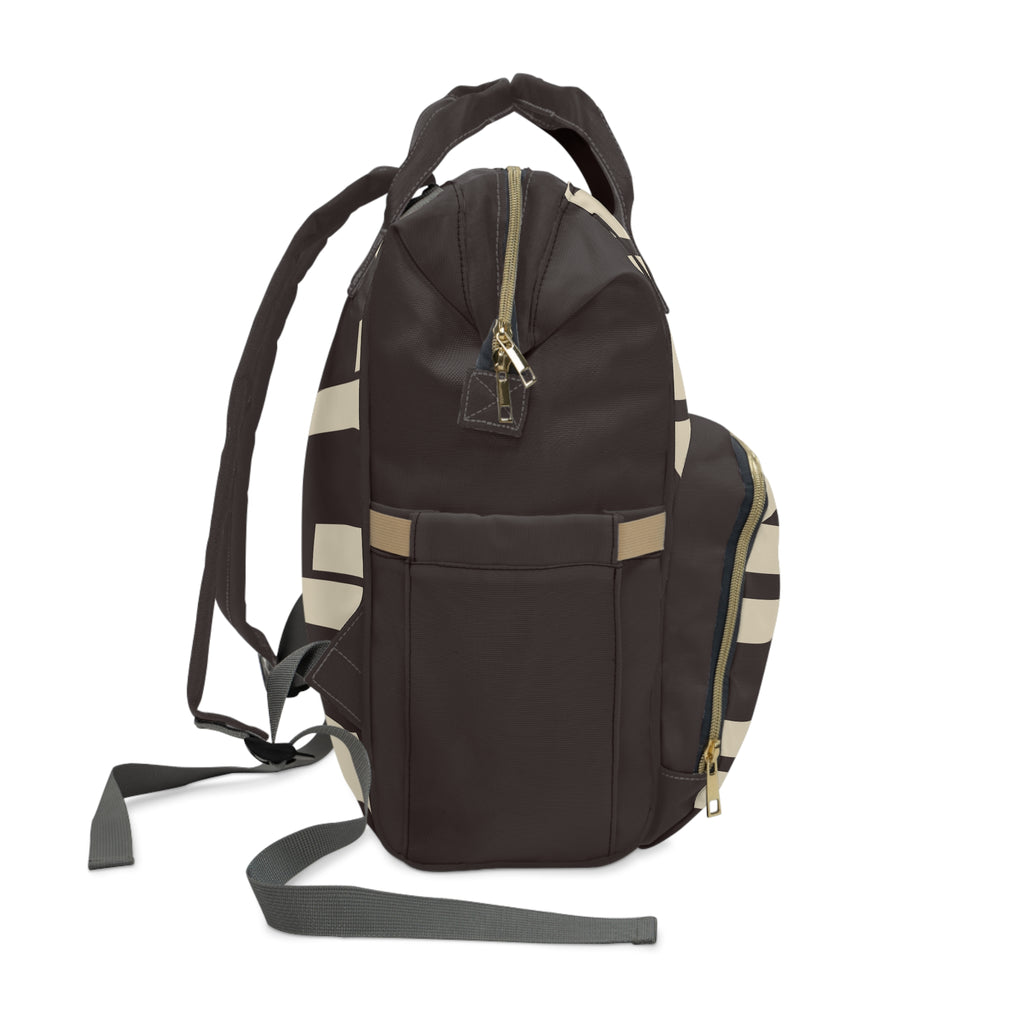 Signia Block Commuter Backpack, Coffee Bean & Cream
