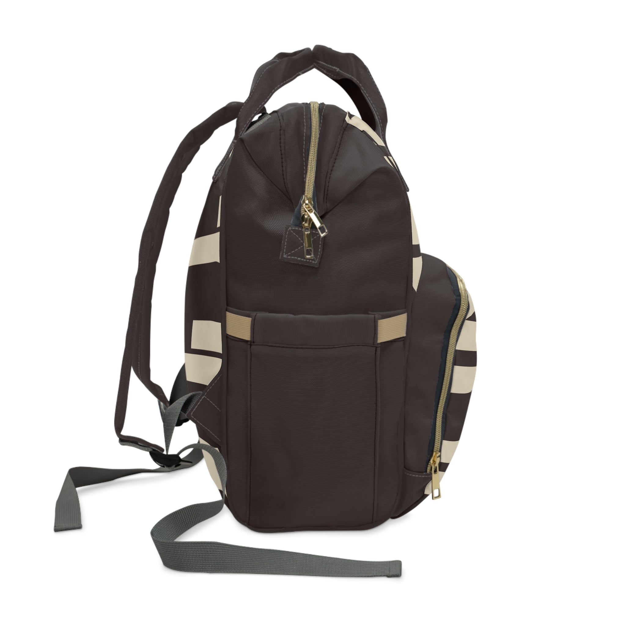 Signia Block Commuter Backpack, Coffee Bean & Cream