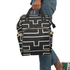 Signia Frame Commuter Backpack, Black & Cream