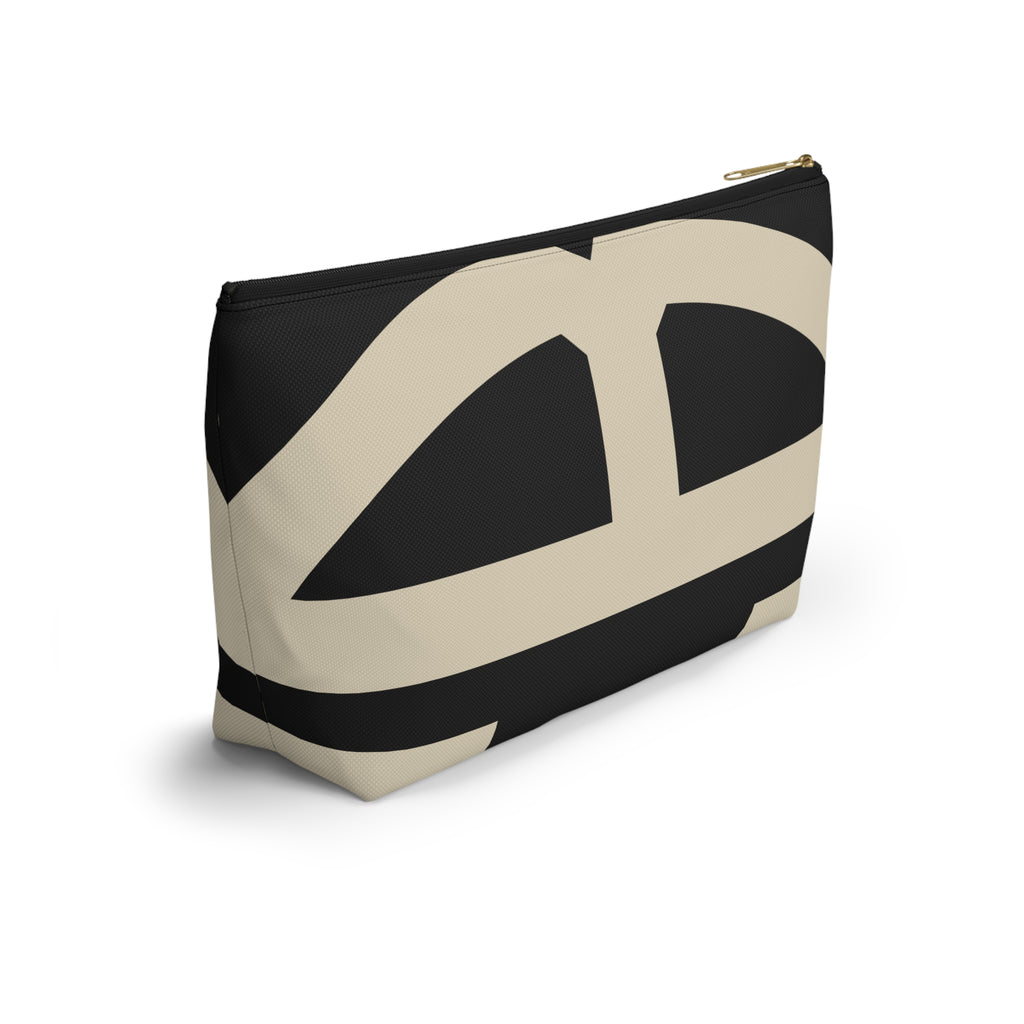 Signia Block Accessory Pouch, Black & Cream