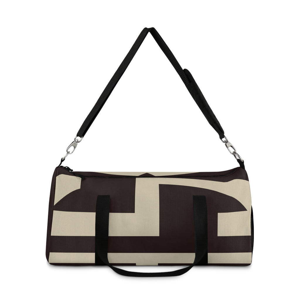 Signia Block Duffel Bag, Coffee Bean & Cream