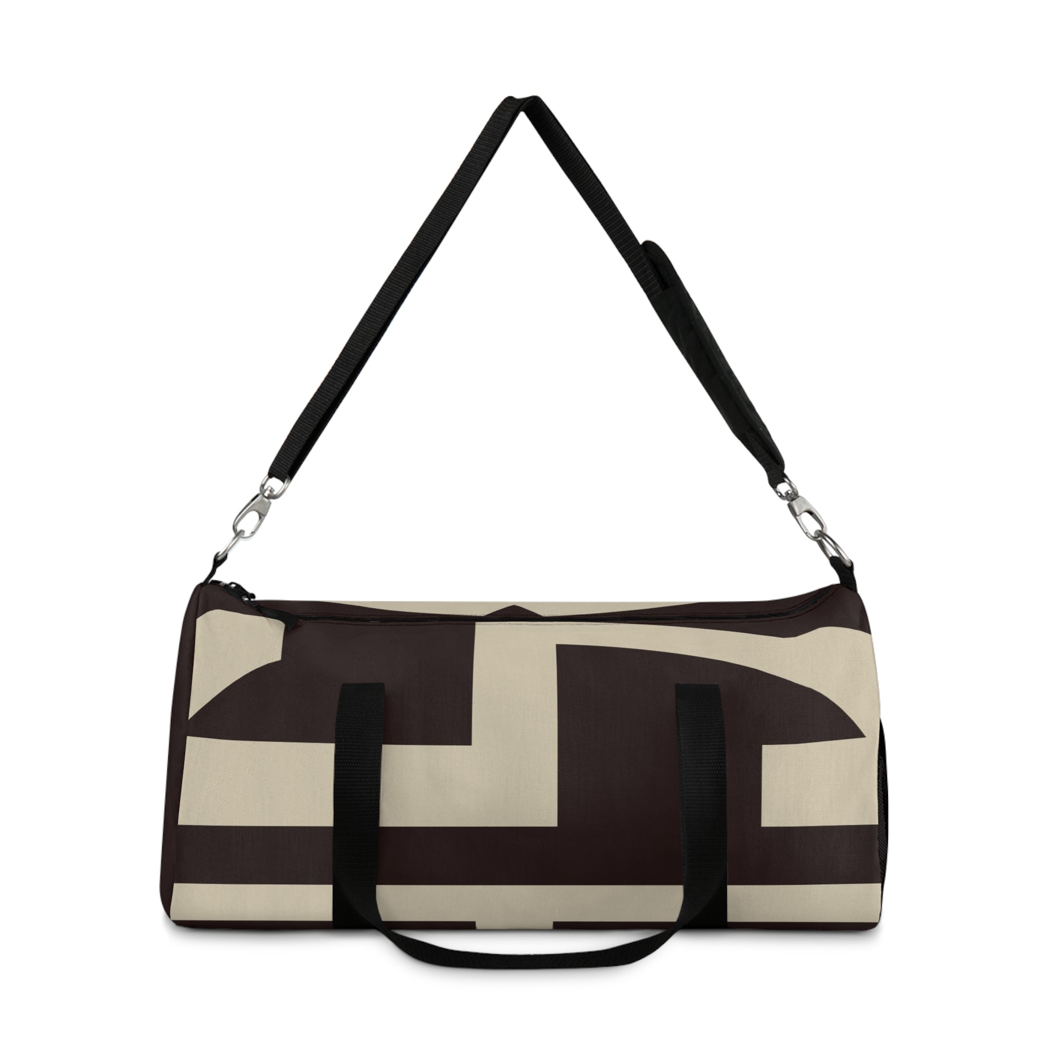 Signia Block Duffel Bag, Coffee Bean & Cream