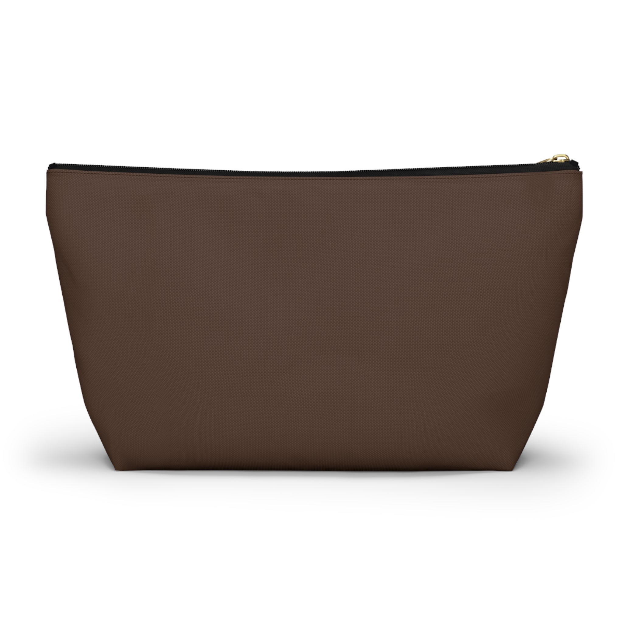 Moon Yoga Pose T-Bottom Multipurpose Organizer Toiletry Travel Pouch, Brown
