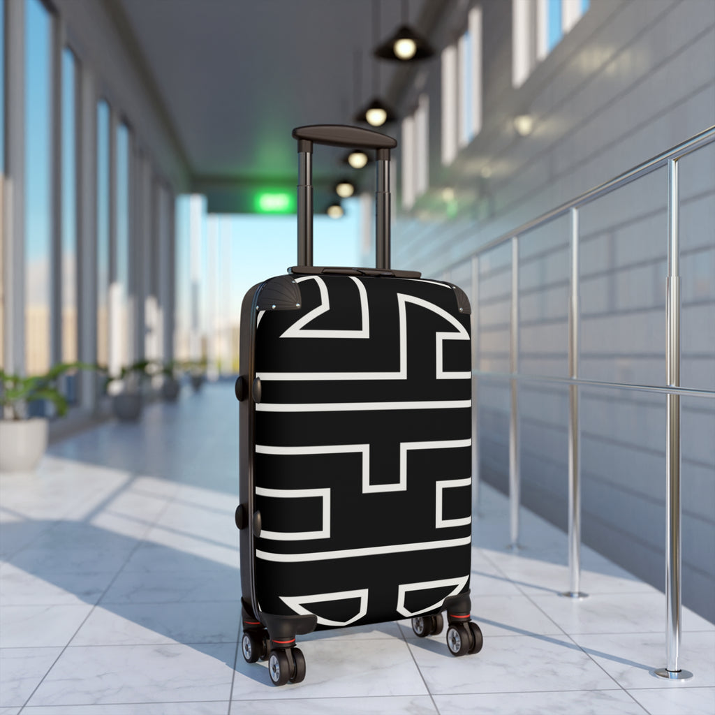 Signia Frame Hard-Shell Luggage, Black & Cream
