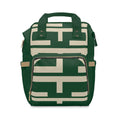 Signia Block Commuter Backpack, Green & Cream